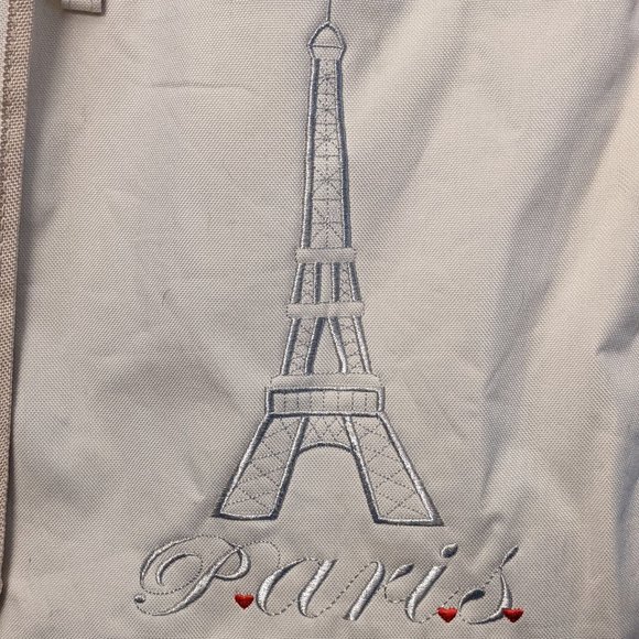 $5!!! Paris Zip Tote - Picture 2 of 6